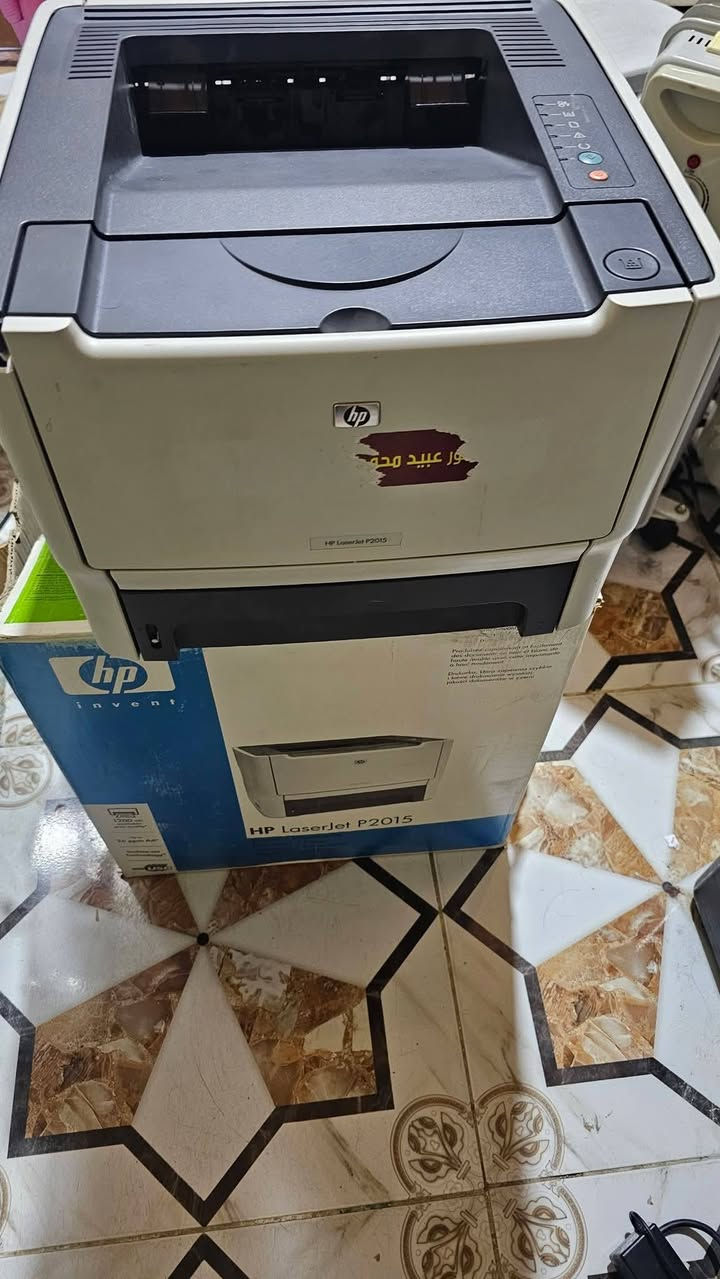 طــــابعة ليزرية hb laseJet 2015
ابيض واسود 
طابعة جديدة  نظافة فول 
20 نسخة بالدقيقة 
مجرات اثنين للورق 
طابعة سحب بدون استنساخ 
إمكانية الطباعة من الموبايل 
مستخدم  قليل جدا ضمان الشغل والنظافة 
خدمية للملازم والطلاب والمكاتب والاستخدام الشخصي والدوائر الحكومية وادارات المدارس وطباعة الاسئلة 
السعر  90توصيل متوفر لكل المحافظات 
***********
