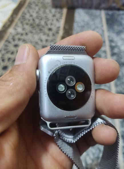 سلام عليكم ورحمه Apple Watch للبيع او مراوس جيل الرابع
بطاريه83 غنيه ع تعريف شرط إذ مو ثكيله واصليه ترجع تربط ع ايفون فقط فول مواصفات مكاني فلوجه حي شهداء سعر 150 الف قفل اتصل***********واتساب
