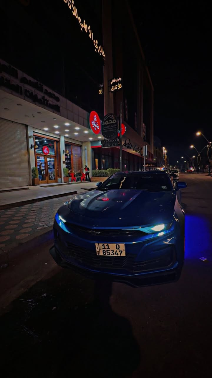 السلام عليكم كمارو للبيع موديل 2024 من القليلات 
حجم المحرك :v6  3.600Lسلندر 
ملاحظةالسيارة/ فقط ربع جاملغ الامامي +دعامية الامامية محدث ssابرباك دركة فقط راجعة كبسولة وكاله
عداد المسافة /12الف كيلو متر قابل للزيادة 
السيارة فول مواصفات عدا الفتحة السيارة ستوك مملعوب بيهة ابد 

المواصفات RS
داخل جلد اسود 

داخل اسود 

داتا شو

اكتف اكزوز 

كيج الكتروني 
داخل لد 28لون متغير بلادي 
شاشة جبيرة كار بلي ايباد 

سستم سماعة Bose اصلي بلادي 
كامرا سقف
كاميرا خلفية 
مرايا كاميرا
بصمة ابواب 
بصمة تشغيل 
تشغيل عن بعد 
هاند بريك بصمة
تحديد سرعة
تحديد مسار 
رادارامامي 
نقطة عمياء 
3انظمة قيادة 
تحكم ستيرن
كشنات تدفأة تبريد 
كشنات كهرباء 
لايت LEDعدية زنون بلادي 
بكلايت LEDسموك بلادي  
ويل كروم 
كشنات خزن ميموري 
او بعد بيهة مواصفات 
الاستفسار الاتصال على الرقم ***********
مكان السيارة 
بغداد العطيفية او الاعظمية 
صور الحادث موجودة+رقم الشاصي +تقرير فحص شامل للسيارة
