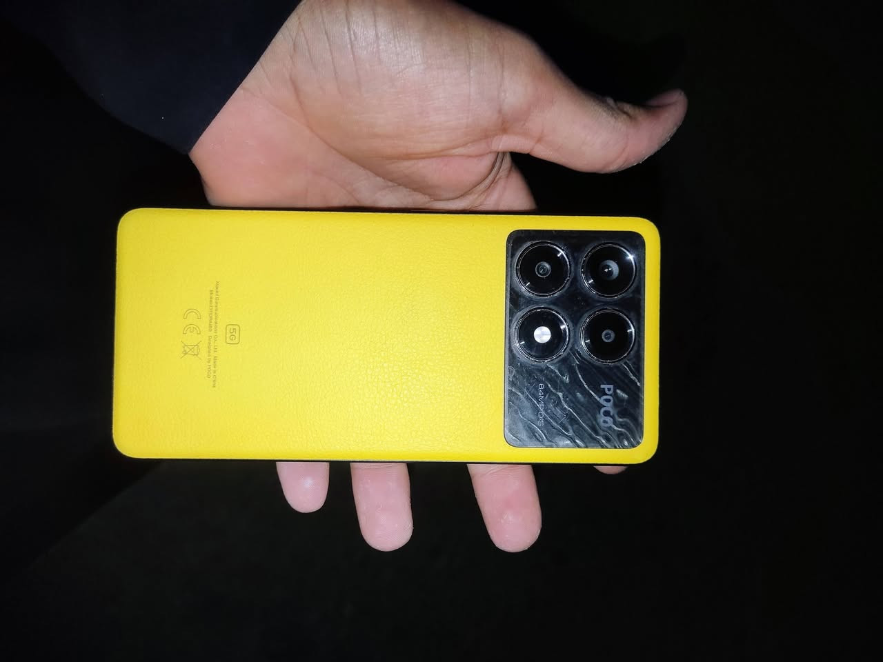 بوكو اكس 6 برو  5G.  ذاكره 512 جهاز نضيف بيه صدع بل شاشه وياه ملحقات كامله  ملاحضه اراوس فقط ايفون 13 حته لو اطي فرق بسيط  لاتنزل جهاز وتكلي تراوس مكان سماوه سعره 300 قفل 🔒 ربع ماينزل  رقم 📱***********
