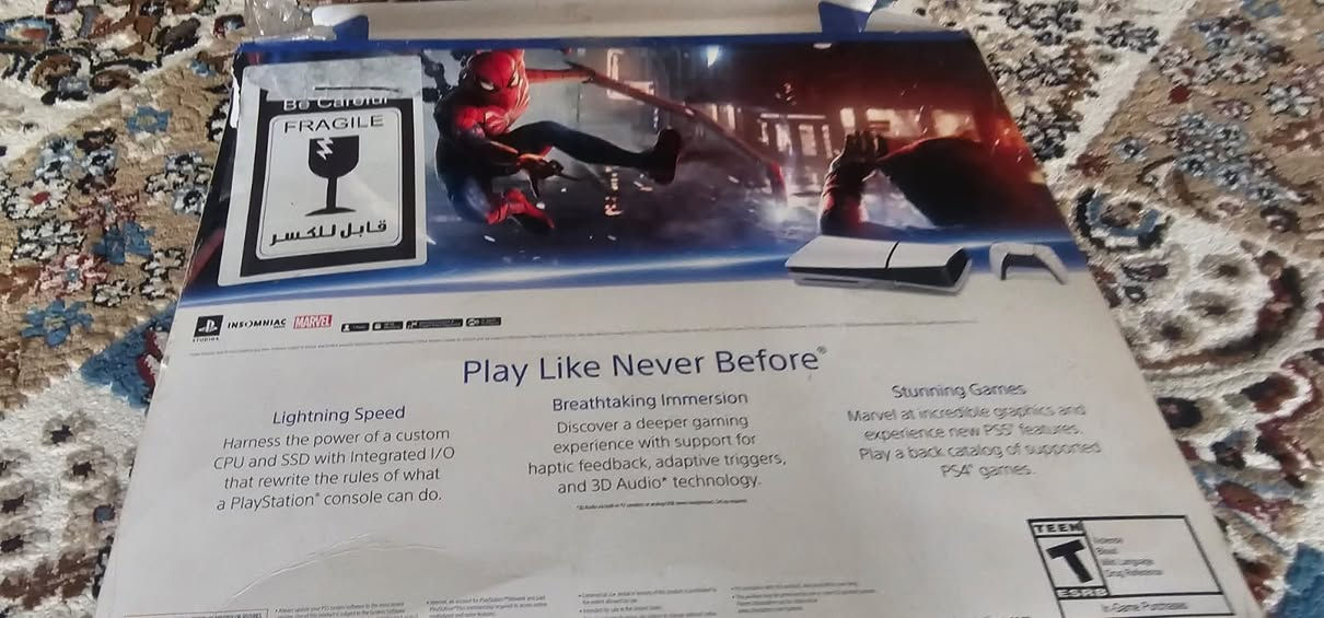 �🎮 بلايستيشن 5  سلم ذاكرة تيرا امريكي مهكر يجي ويا يدة اصلية 7 العاب داخل لبلي ومكيبلات كاملة وكارتونة/متوفر توصيل 
اكو  جوستكات اصليه للبيع فور وفايف


**إذا كنت صاحب هذا الإعلان وتريد حذفه لأي سبب، رجاءا أرسل رسالة إلى الدعم الفني**