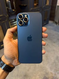 ايفون 12بروماكس ذاكره128بطارية 73فيس ايدي واكف الجهاز ممفتوح بلادي وبي...