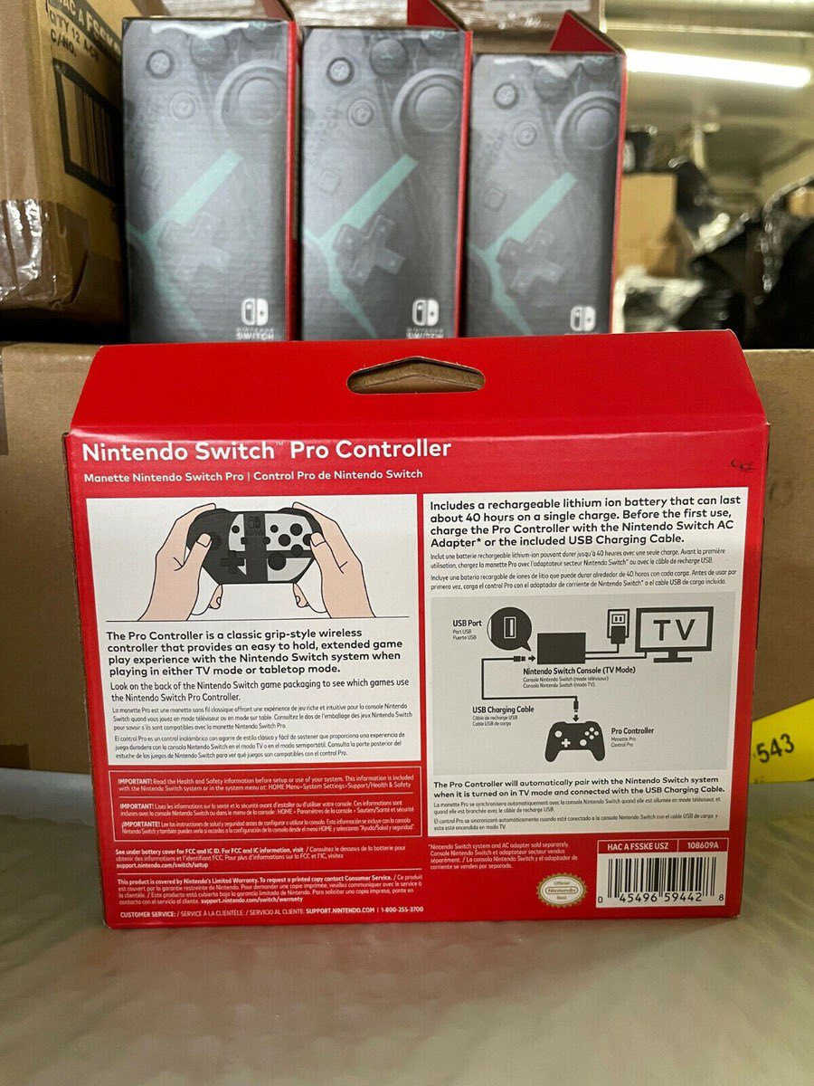 جويستك نينتندو سوبر سماش بروس ألتيميت إيديشن برو - سويتش الاصليه Nintendo Switch Pro

يمكنك استخدام وحدة تحكم Nintendo Switch Pro مع جهاز الكمبيوتر. يتوافق
جهاز التحكم مع أنظمة تشغيل Windows ويمكن توصيله
التحكم بالحركة (Motion Controls): تتضمن وحدة التحكم إمكانات التحكم بالحركة. 
اهتزاز عالي الدقة (HD Rumble): توفر ردود فعل لمسية دقيقة وغامرة أثناء اللعب. 
وظيفة amiibo مدمجة: تتيح لك مسح شخصيات amiibo ضوئيًا لفتح محتوى إضافي داخل الألعاب المتوافقة عبر تقنية NFC. 
عمر بطارية طويل: تتمتع ببطارية داخلية ضخمة توفر ما يقرب من 40 ساعة من اللعب بشحنة كاملة واحدة. 
الشحن: يتم شحنها باستخدام كابل USB-C المرفق. 
التصميم: تتميز بتصميم مريح ومقبض صلب ومريح لجلسات اللعب الطويلة. 
الأزرار: تحتوي على أزرار وجه أكبر (A، B، X، Y) ولوحة اتجاهات حقيقية (D-Pad). 

وحدة تحكم نينتندو سويتش برو (إصدار سوبر سماش بروس ألتميت). تتميز وحدة التحكم اللاسلكية هذه بمواصفات وميزات تجعلها خيارًا شائعًا بين اللاعبين.

  السعر مفاجئه 75الف توصيل مجاني لكافه انحاء العراق


**إذا كنت صاحب هذا الإعلان وتريد حذفه لأي سبب، رجاءا أرسل رسالة إلى الدعم الفني**