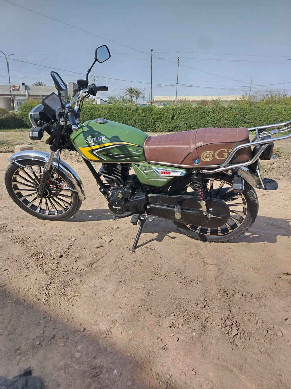 ياالله
السلام عليكم ورحمه الله وبركاته 

ايراني سولنك ابو الختم الاصلي للبيع نضافه كدامك 

لون مميز زيتوني 🟢 

سويج واحد + سويج تانكي واحد 

محرك 150

موديل 2024

صالنصه كاتم 

متواجد خاص 
او اتصل على لارقام 

***********
***********

مكاني الصكلاويه
