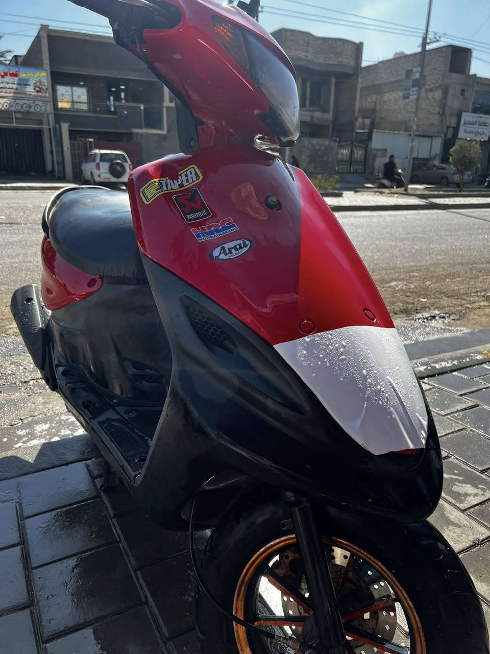 اعادة النشر بسبب الوعود الكاذبه
ماكس قجمه بلاديه ممفتوحه جيب فيتر وافحص كلشي شغال نكره سلف كهربائي كله شغاله دراجه مال رمبه برغي ممفتوح بيه
سعر425
عنوان بغداد الشعب شارع عدن 
اتصل فقط ***********
