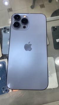 ايفون ١٣ برو ماكس ذاكره ٢٥٦ مبدل بطاريه وشاشه نوعيه مضبوطه وايفاي ميشت...