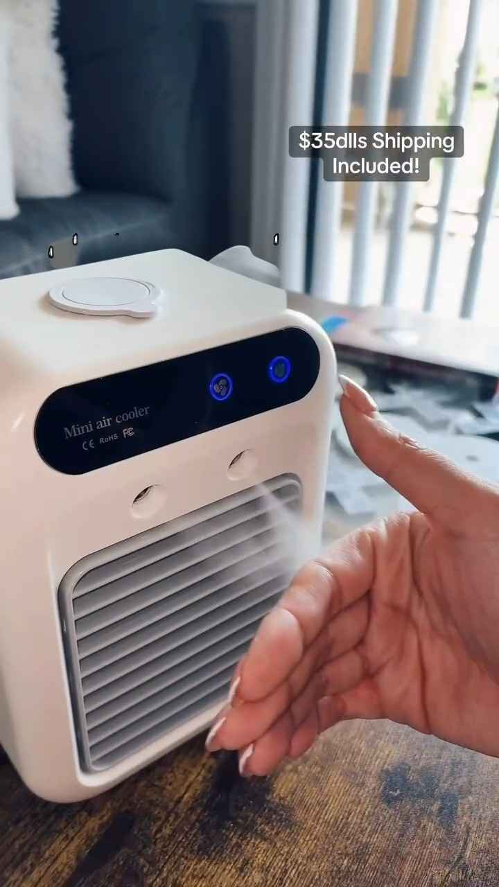 تبريد وترطيب وتنقية بقطعة وحدة وحجم مثالي لأي مكان ببيتك 🔥

ضيف الماي والثلج واستمتع بهواء بارد ومنعش خلال 30 ثانية بس ✨

فيها 3 سرعات ونظام تبريد توربيني مع خزان مياه كبير 500 مل 🦾

تعمل بمنفذ Type-C يعني تشغلها على الشاحن أو حتى الباوربانك ✨ بغداد, العراق


**إذا كنت صاحب هذا الإعلان وتريد حذفه لأي سبب، رجاءا أرسل رسالة إلى الدعم الفني**