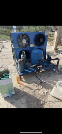 سلام وعليكم تبريد مركزي 7 ونص طن شغال مابي شي لبيع  ‭0782 988 9069‬