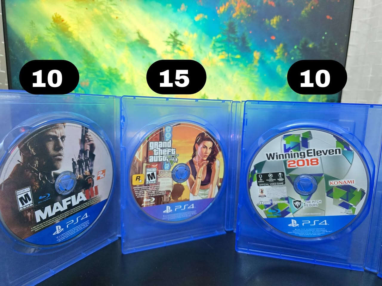 📀 للبيع أقراص بلايستيشن 4
• البيع مباشر أو مراوس حسب الاتفاق
• التوصيل غير متوفر حالياً
• الأسعار مثبتة وموجودة بالصور

مكاني بغداد حي القاهرة
للاستفسار على الخاص او واتساب  📩
***********
