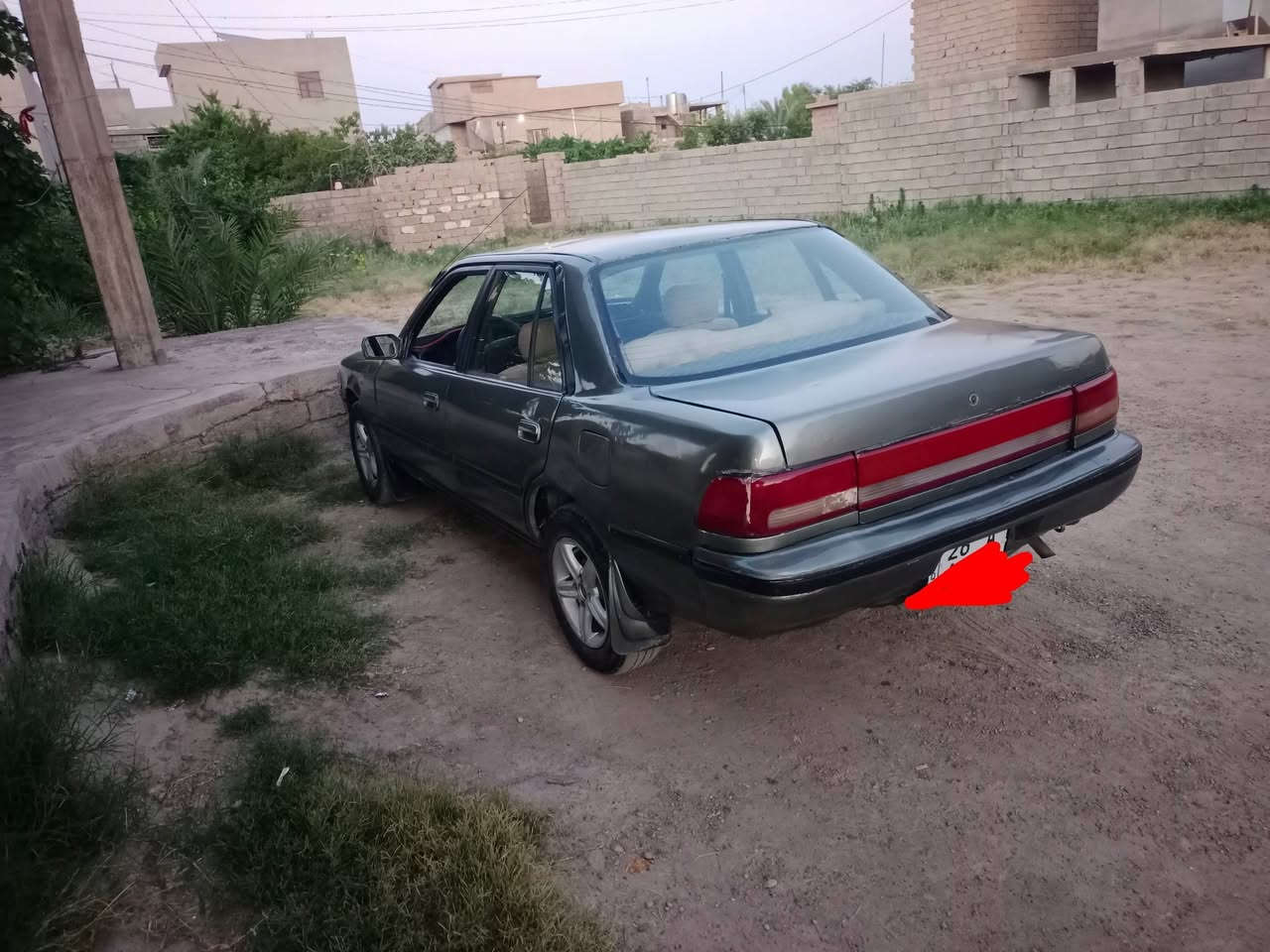السلام عليكم  سيارة كرونا موديل 92 يسرة بلادي مامحور رقم صلاح الدين انكليزي  سنوية ل 30 
كير محرك خير من الله صدر حيل زين 
تدفئة  .  تبريد  ثلج 🥶    مصبوغة عام   كوبون بانزين مامسوليها بعد  شرط  التحويل  السعر 40 $  المكان ناحية الزاب داخل الناحية   والله محييك  اتصل. ***********
