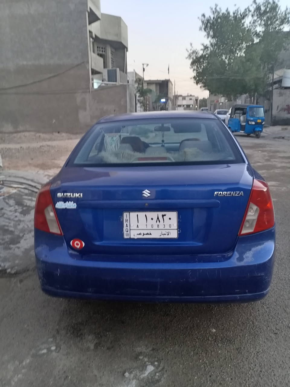 السلام عليكم سياره فورنزه ساسوكي موديل 2008 رقم الانبار تحويل مباشر في التاجية تحويل ثاني يوم سنويا بسمي سياره بيها نواقص بسيطة وبيها خيط تبخير ما تنقص دهن السعر 57وبيها مجال الى الشري وسكن بغداد محموديه الاستفسار الرقم ***********
