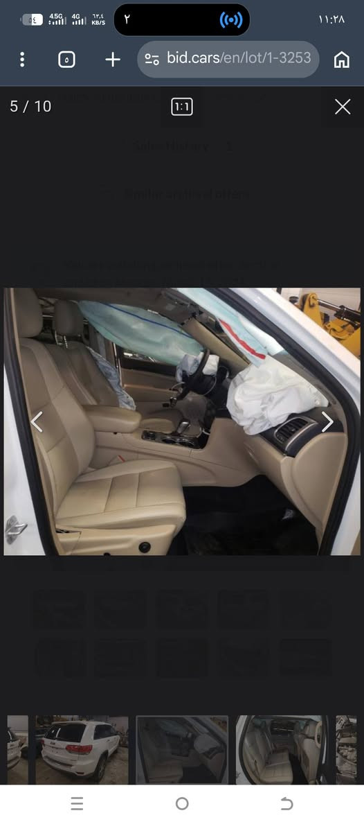 للبيع: جيب لمتيد 2019 وارد أمريكي
🔹  موديل: 2019
🔹 الوارد: أمريكي
🔹 العداد: 89,000 ميل
🔹 السيارة: بحالة ممتازة و صبغ  3 قطع
🔹 المواصفات:
بانوراما واسعة
جنطة كهرباء
خزن كهربائي
كشن حار بارد 
مقاعد ميموري
رادار + حساسات أمامي وخلفي
شاشة ديجيتال
نظام توقف ذاتي
تكييف أمامي وخلفي بارد وساخن
فول مواصفات
💰 السعر المطلوب: 20,900 دولار
📍 المكان: بسماية / الصويرة
📞 للاستفسار: ***********
