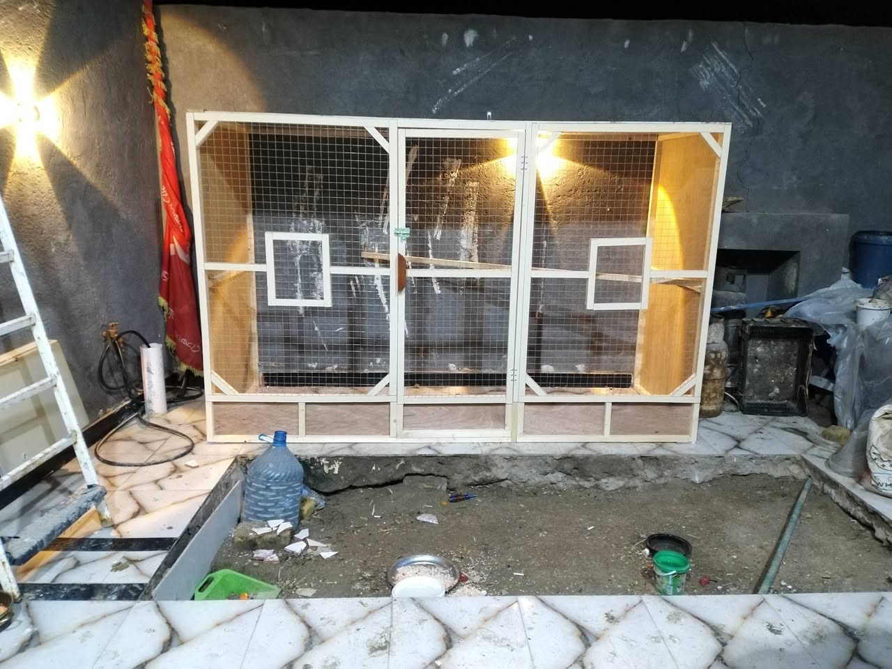 ياالله
تم اكمل قفص لاحد الاخوه الطيبين
شغل شرط المتانه 
قياسه العرض 250 
الارتفاع 150
النزال 90
للاستفسار تفضل خاص وتدلل
*********** واتساب
