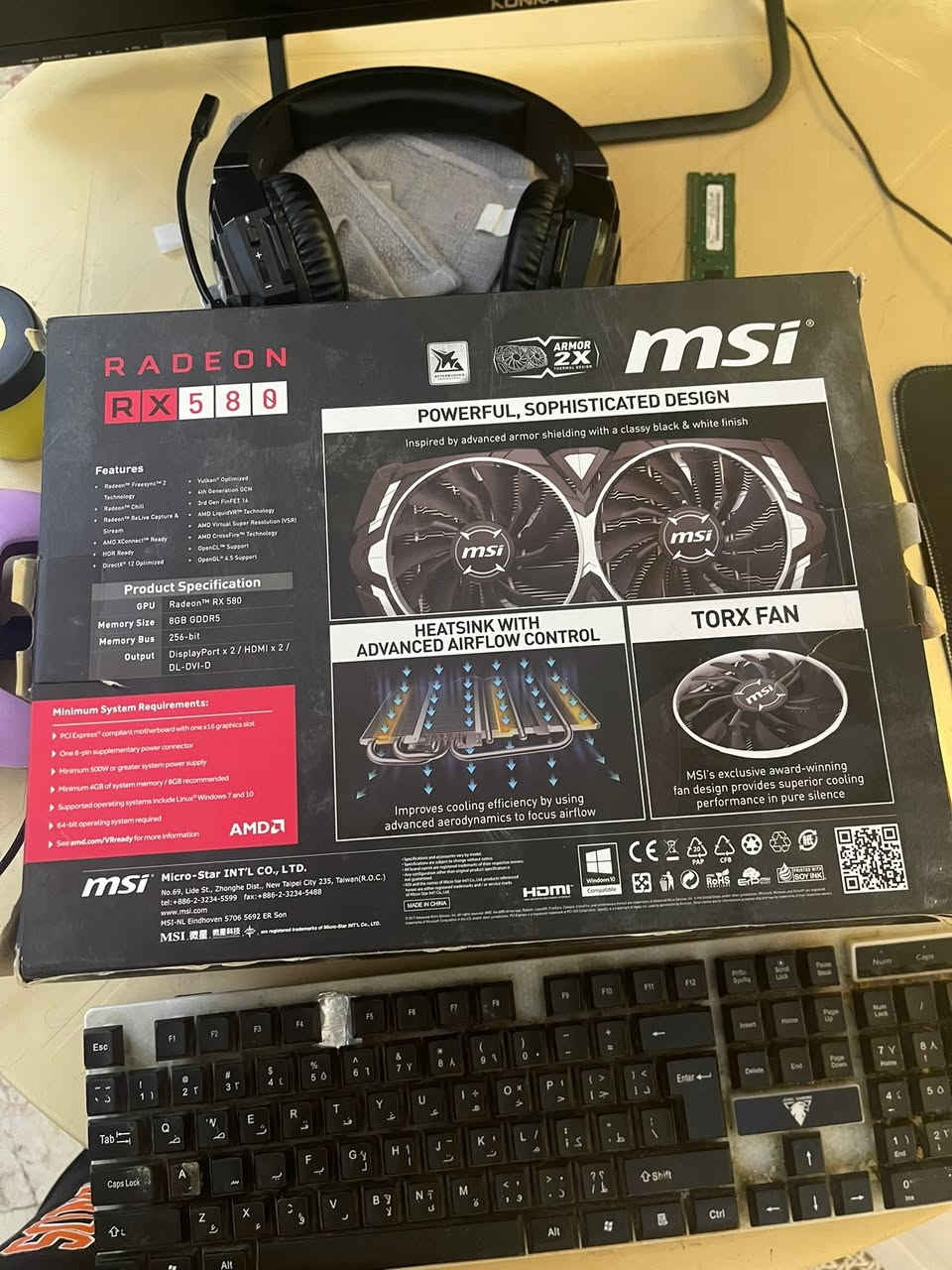 كرت rx 580 8GB للبيع استخدام قليل مع الكارتون وكلشي
سعره 150 وبي مجال


**إذا كنت صاحب هذا الإعلان وتريد حذفه لأي سبب، رجاءا أرسل رسالة إلى الدعم الفني**