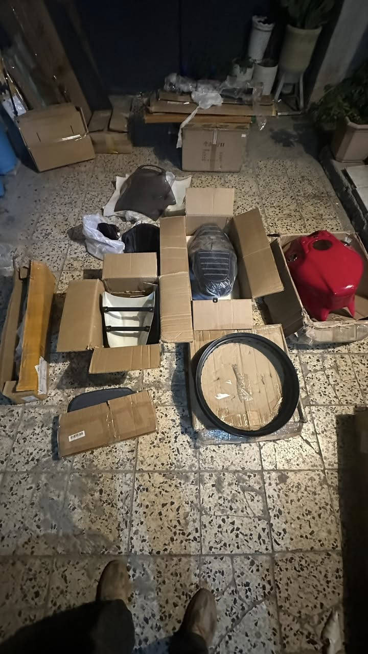 غراض دراجات
شلع ١٠٠ الف قفل 
توصيلهم عليك شكد يطلع عليك 
مكاني بغداد شهداء البياع 
هاتف 👇🏻
***********
