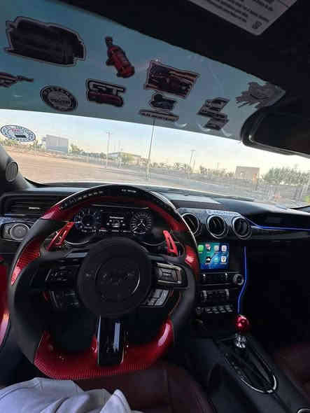 سلام عليكم  موستنك Gt نمر 10  للبيع موديل 21 كير أوتوماتيك لونها كرزي رقمها اربيل جديد باسمي سيارة احولك ثاني يوم 

تفاصيل👇👇
* كشنات جلد رادار امامي *
*كيجات دجتل دركة Rpm*
*رادار جانبي ||نقطة عمياء|| رادار خلفي 
*شاشة Sync3 كار بلي 
*تشغيل عن بعد حساسات خلفية *
شفتات ستيرن فچوج برمبو *
*كزوز روش بوابات اكس بايب برمجة وتفريغ *
*سقف روز رايز *
*دعامية ماك وان *
*دفيوزو ماك وان *
*سبويلر ماك وان مع الإضافة* 
*شباك ماك وان لد *
*ويل ويلد S77 حجم 20*
وارد امريكي حادثها ب امريكا بسيط جاملغ خلفي خفيف نصة صبغ 
وحادثها بالعراق دعامية وشوية من بنيد رجعتة على بارد وربعة صبغ  
شواصي كلشي مابيهن 
بدون ايرباك 
مكاني بغداد للتواصل موجود واتساب وموجود اتصال 
(***********) 
رقم شاصي 1FA6P8CF9M5119653
