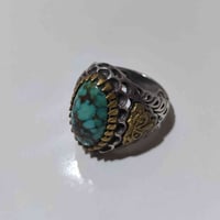 خاتم فيروز • فضة 925