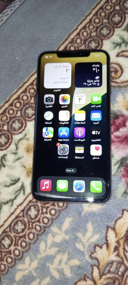 السلام عليكم متاح إيفون Xs max نموذج  m ذاكرة 256جهاز لوك شخط مابي بس مبدل بطاريه جهاز كلش نضيف .. س 210شراي تعال خاص أو اتصل واتساب ***********
