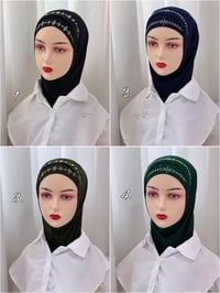 حجابات أميرة • ستراس • ليكرا مطاط