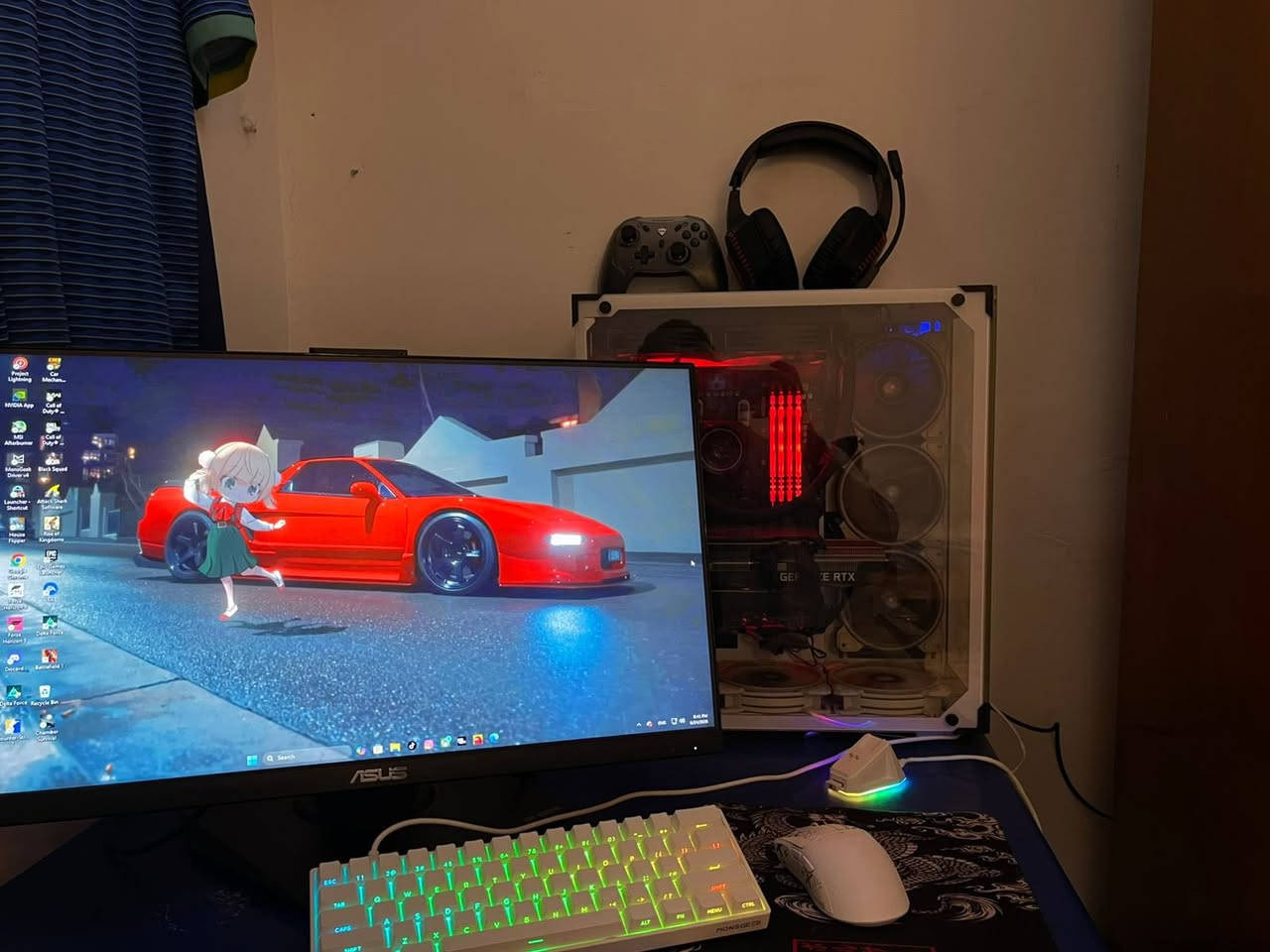 تجميعه كامله للبيع
Msi rtx 3070 3 fan
Msi b550 gaming plus
Amd ryzen 7 3700x
Aerocool 240m pulse
DDr4 hyperx 3200 rgp 32g
Nvme M.2 lexar Itb 3500mb/s
M.2 256 3500mb/s
Hdd pc disk 1tb 7200 3500mb/s
Power supply 750
Case alexander c701
asus 144hz 1920x1080 الشاشه
ماوس اتاك شارك x11
Ups2kvاونلاين 
سماعه كابتن100
يده g5pro
موجود واتساب او اتصال***********
