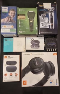جلاية رصاصية • نقص رأس واحد • ايربود JBL شغال