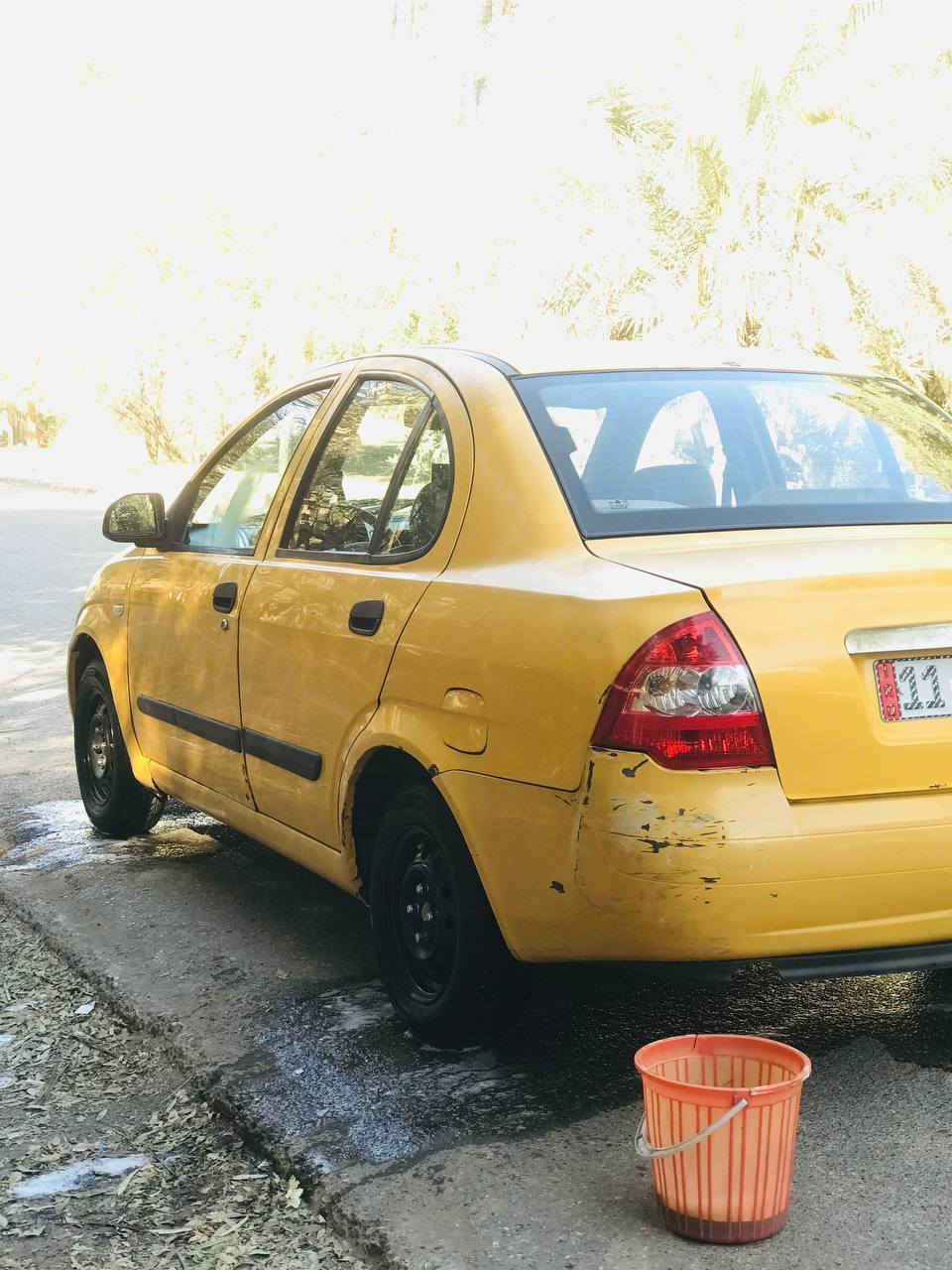 سلام عليكم
طيبة مديل ١٥ 
مصفرة هيئة وغرامات 
السيارة بسمي رقم انكليزي 
هزة جديدة 
مكينة وكير  مضبوط 
السيارة بيهة ٣قطع صبغ جاملغين وبنيد بدون تبديل دون دواخل 
شواصي بلادي تبريد شغال 
السعر ٣٤ وبيهة مجال لتفاوض 
مكاني بغداد المدائن وليجي اخلي عله راسي 
***********
