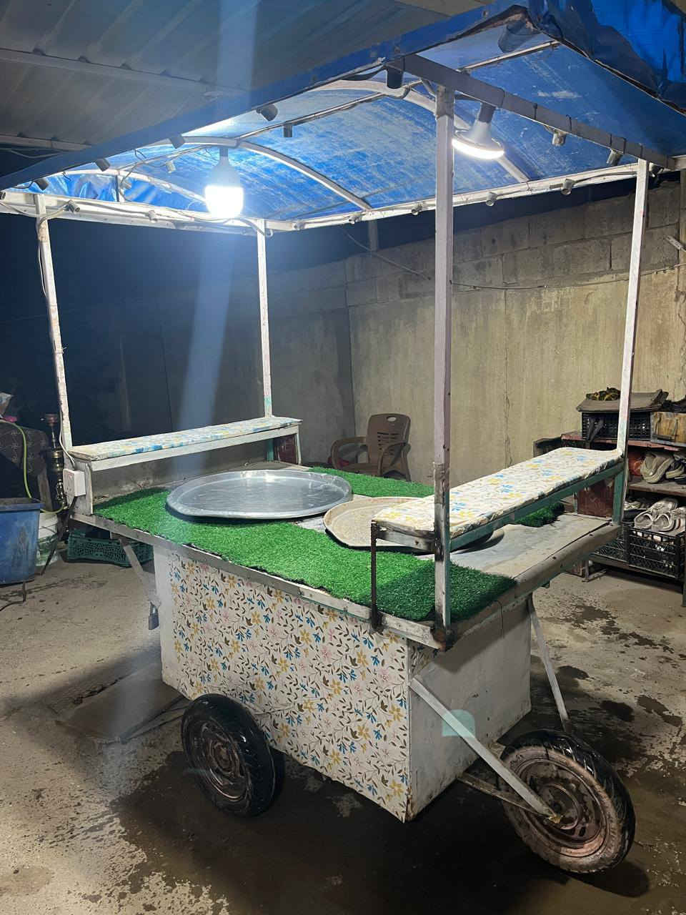 مرحبا...
#عربانة اكل كاملة مع طباخاتها وكامل ملحقاتها
السعر ١٨٠الف وبيها مجال 
العنوان بعقوبة 
#كرفان تواليت+حمام  كامل مكمل 
السعر ١٦٠الف 
رقم الهاتف  ‏‪***********‬‏
