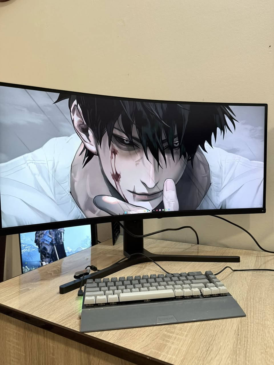 للبيع شاشة Xiaomi Mi Curved Gaming Monitor 34 مستعملة بحالة جيدة ✨

🔹 المواصفات:

* حجم 34 إنج UltraWide
* دقة 3440×1440 WQHD
* معدل تحديث 144Hz
* زمن استجابة 4ms
* انحناء 1500R
* نسبة عرض 21:9
* لوحة VA بألوان وتباين ممتاز
* تدعم FreeSync
* منافذ HDMI و DisplayPort
* مناسبة للألعاب، المونتاج، والاستخدام اليومي

⚠️ تنبيه مهم:

* الشاشة تحتوي على 4 خطوط ديد بكسل ظاهرة
* يوجد شخط بسيط في إحدى الزوايا
* لذلك السعر محسوب على هذا الأساس

📦 الكارتون الأصلي موجود
💰 السعر المطلوب: 325 ألف دينار عراقي
وقابل للنقاش البسيط للجادين فقط
للتواصل ماسنجر او واتساب***********
