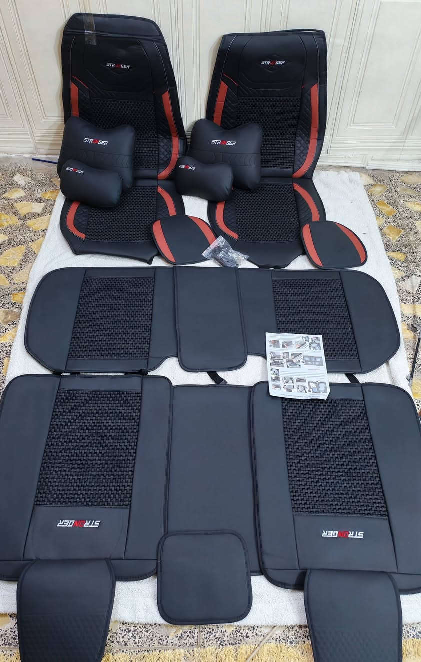 السعر ب 45 الف 🚙🚗🚘
دوشمه جلد جوكر من ماركة🚗 STRONGER، من 5 مقاعد 
 يتميز بتصميم جلدي أسود مع لمسات حمراء ووسائد للرقبة والظهر مدمجة لراحة إضافية.


**إذا كنت صاحب هذا الإعلان وتريد حذفه لأي سبب، رجاءا أرسل رسالة إلى الدعم الفني**