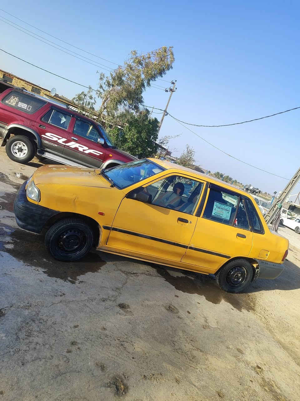 السلام عليكم سايبه موديل 12 لبيع مكينه وكير وحداديه ومشط مكفولات وغراضه كله جدد 
سنويه ٢٧ بعده ماساقطه 
 وتخم تاير 4 جدد السعر ٢٣
*********** مكاني الدوانيه عفك
