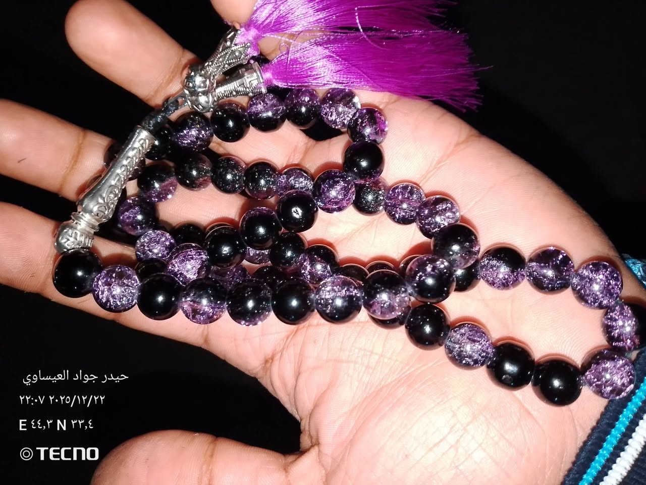 سلام عليكم سبحه من حجر جمشت عدد خرز 65سعر 50الف وزن سبحه 94مع توصيل مجانا مكان الكاظمية ***********
