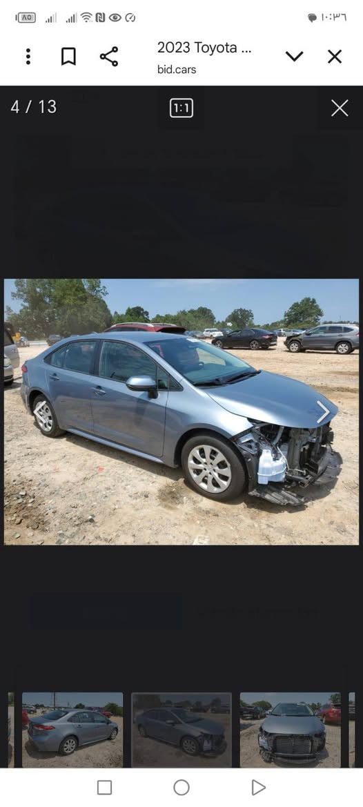 السلام عليكم كورلا موديل 2023 LE السيارة رقم سليمانيه جديد دولي تريد تحويل وكاله موجود حادث السيارة كما موضح في الصور شبر بخشم البنيد وشبر بهاذا الجاملاق لمفتوح ومرجعينه عدا هل شبرين السيارة كلين السيارة ماشيه 21 ميل يعني 36  الف المكان ديالى قضاء المقداديه رقم صاحب السيارة *********** 
موجود واتساب همين 
تحياتي للجميع..
