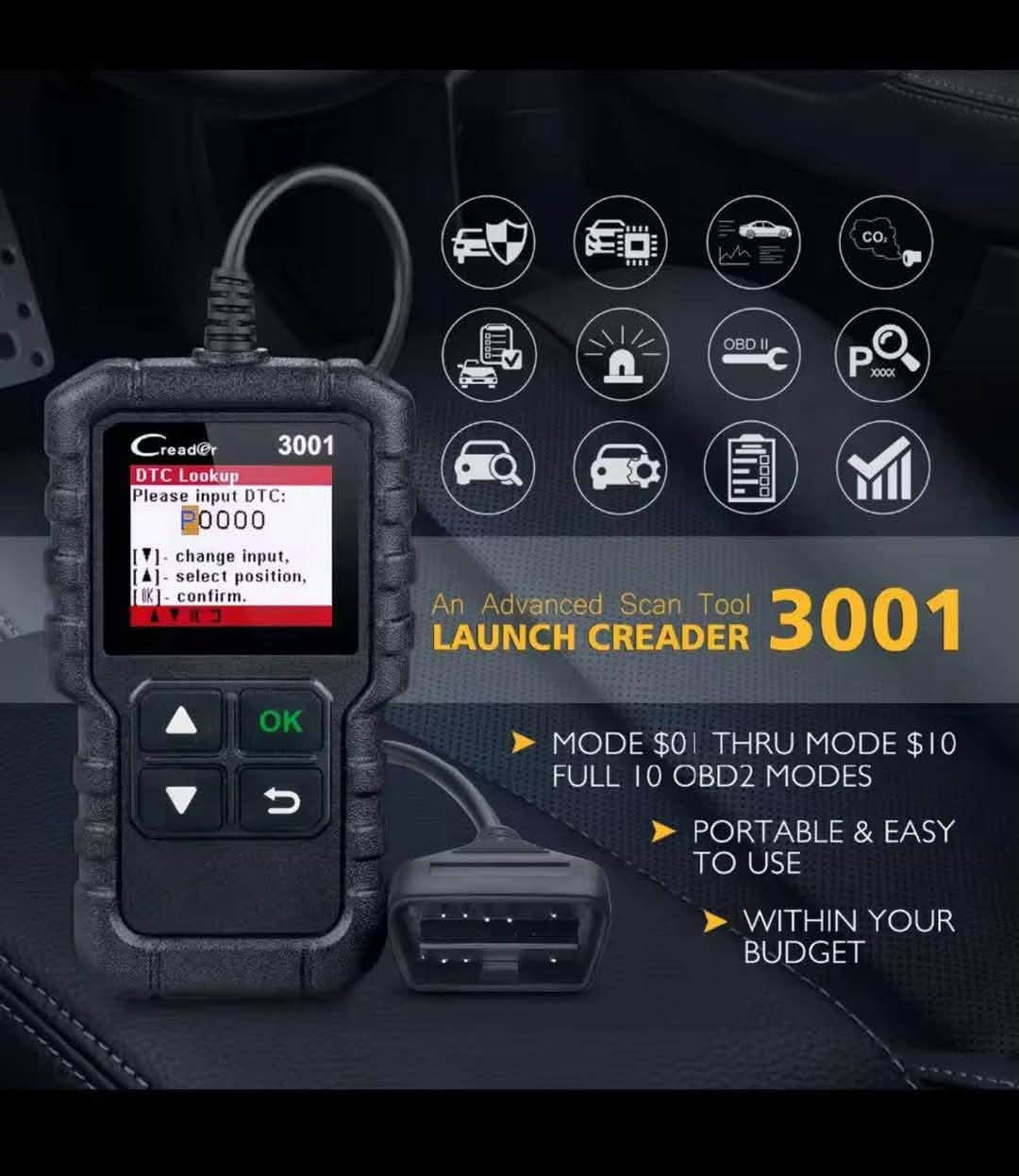 جهاز OBD2 CR3001 3001 الاوتوماتيكي لتشخيص اعطال السيارة وقارى للاكواد من لانش لايقاف موشر المحرك ودعم مستشعر O2، واختبار نظام تبخير الوقود
توافق قوي: يدعم بروتوكولات OBDII/EOBD/JOBD، ويعمل على معظم السيارات الأمريكية لعام 1996 و2000 في الاتحاد الأوروبي والآسيوية، وأحدث المركبات المحلية أو المستوردة. يدعم اللغة الإنجليزية والألمانية والفرنسية والإسبانية والإيطالية والروسية والبرتغالية. "التوصيل والتشغيل": لا يتطلب أي بطارية أو شاحن، فقط تحتاج إلى توصيل كابل التشخيص بمقبس DLC للسيارة، يمكن تشغيل لونش CR3001 واستخدامه.
وظيفة OBD2 كاملة: ، I/M: اختبار حالة الجاهزية ، عرض تاريخ إطار التجميد ، البيانات المباشرة: عرض وتدفق بيانات الرسم البياني ، مستشعر O2 ، اختبار نظام التبخر ، اختبار الشاشة على اللوحة ، قراءة ومسح رموز تشخيص التشخيص ، تحديد معلومات VIN ، قراءة رموز تشخيص التشخيص ، البحث عن رمز DTC ، إيقاف تشغيل MIL(أضواء مؤشر الأعطال).
إيقاف تشغيل ضوء فحص المحرك: قراءة ومسح الرموز المتعلقة بالانبعاثات المخزنة والرموز المعلقة وإظهار تعريفات الكود. قم بإيقاف تشغيل مصباح فحص المحرك، ويساعد في إعادة ضبط الشاشة قبل نقلها إلى الضباب الدخاني، بالإضافة إلى أنها تخبرك بما يحدث قبل إحضار السيارة للإصلاح، مما يوفر لك الرحلات إلى الميكانيكي.
تصميم كلاسيكي ومحمول: مصمم بشاشة LCD كبيرة (160 × 128 نقطة لكل بوصة)، مزود بكابل بطول 2.8 قدم ومصنوع من عازل مرن سميك للغاية. يوجد 4 أزرار على CR3001. يسمح الزر لأعلى وأسفل لتمرير القائمة، وزر "موافق" وزر الخروج بالدخول إلى القائمة والتنقل مرة أخرى. حجم محمول يسمح لك بحمله في رحلتك
السعر ٣٠٠٠🔥🔥🔥
للتواصل ٠١٠٢٥٣١٩٩٣٧


**إذا كنت صاحب هذا الإعلان وتريد حذفه لأي سبب، رجاءا أرسل رسالة إلى الدعم الفني**