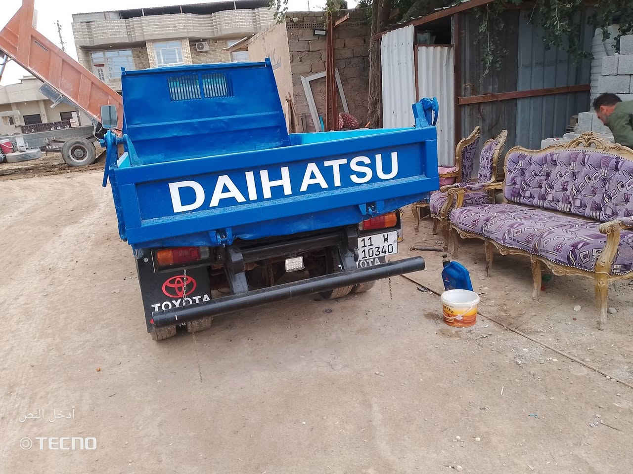 داهيستو ياباني قلاب رقم جديد سنوية بسمي شاصي مكفول سيارة كاملة كبل للشارع المكان  بغداد ابو غريب الاتصال ***********
