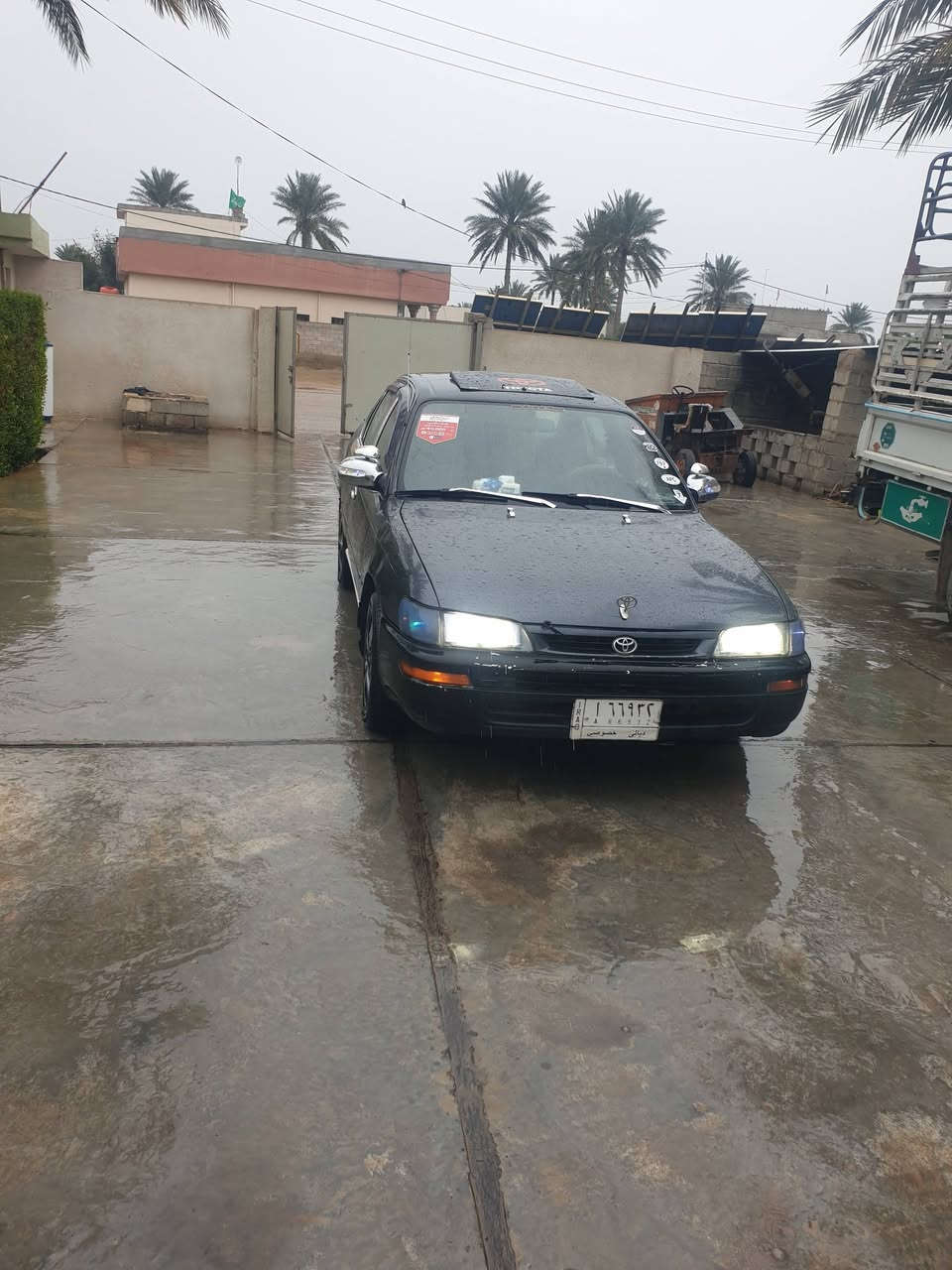 كورلا موديل 95 رقم ديالى الماني شرط التحويل
 كير ومكينه مكفولات 1600 حداديه جديده كهربائيات كلها شغالة تبريد شغال صدر امامي خلفي جديد مشط وبور جديد سنتر لوك سويج تحكم عن بعد مسجل شغال
سيارة بدون صبغ لايت عالي ناصي زنون
السعر 46 وبيها مجال بسيط كلش
او مراوس حسب القناعة 
ديالى المقدادية 
الاتصال ***********
