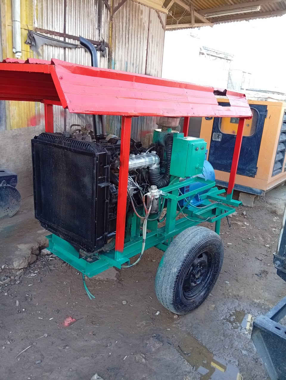 كيا بنكو توليد 30 كيفي ثري فيز نحاس سقيفة وسحب تايرات وراديتر دبل بسعر 15 ونص ورقة المكان واسط صويره معمل سيف البيضاني للمولدات الحى الصناعي ***********
