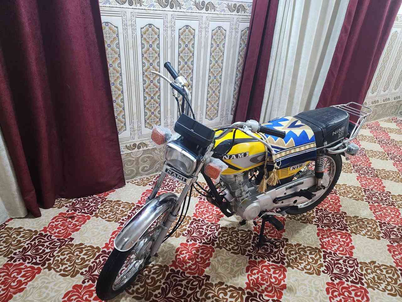 سلام عليكم 
دراجه نامه للبيع موديل 25 اوراق دراجه تخبل مكان بابل محاويل سعر600 وبيه مجال الرقم ***********
