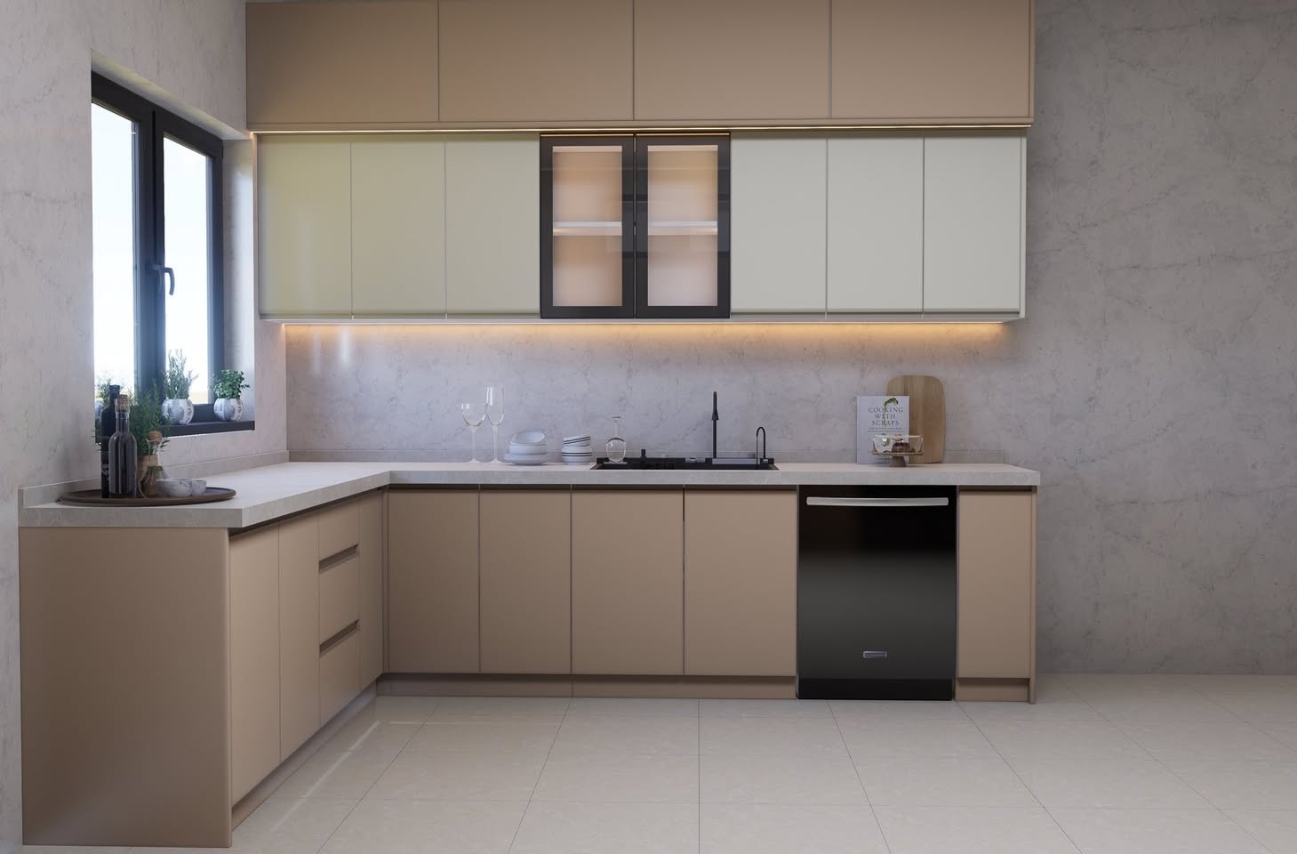 تصميم مطابخ 3D واقعي تخلي الزبون يقرر من اول عرض لاصحاب المعامل والشركات للتواصل ***********
