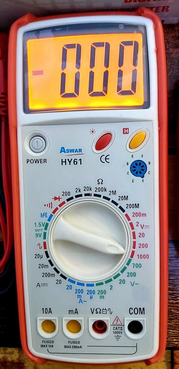 اجهزة ملتيميتر اسوار الاصليه جديده ٣٠ الف الجهازين واصل الك


**إذا كنت صاحب هذا الإعلان وتريد حذفه لأي سبب، رجاءا أرسل رسالة إلى الدعم الفني**
