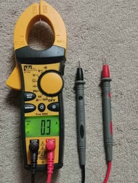 كلابميتر • شاشتين • قياس تيار وفولت