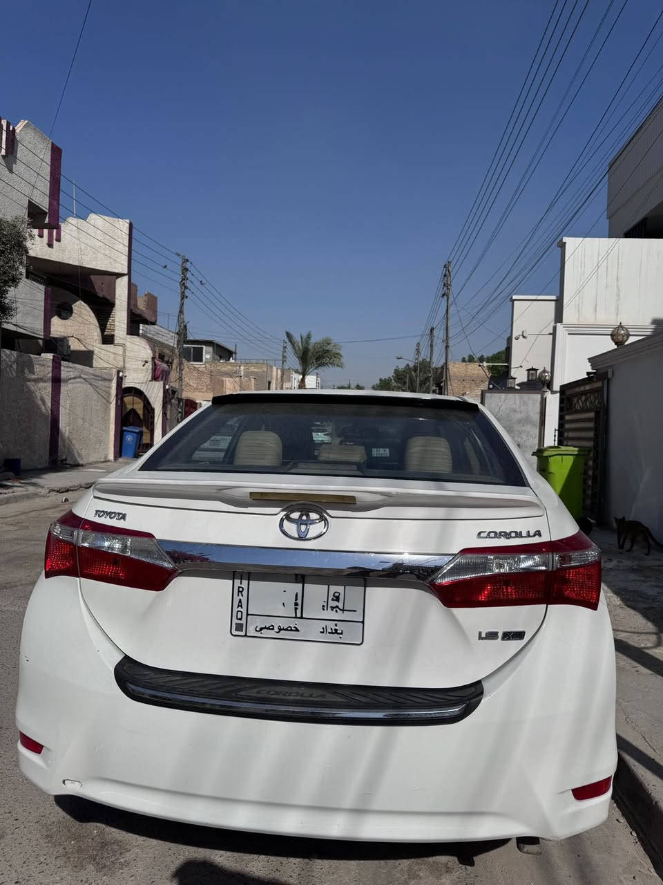 السلام عليكم... كورلا خليجية 2015 استلام الشركة العامة  محركها 1600 وفيها نظام الايكو

ماشية 125000الف كيلو سيارة مكفولة مابيها اي ضرر فقط بارد بل جاملغ أيمن على كد اصبعين يعني طعجه مو ضربة ودعامية شخط غير هذا ماكو  السيارة على ايدي محرك كير مكفولات صدر جديد شاشة لابتوب كاميرا وصور كدامك 
سعر السيارة143$ وبيها مجال قليل العنوان بغداد حي الجهاد قرب مسبح الرافدين ‭٠٧٧١ ٣٠٦ ٧٢٩٩‬
