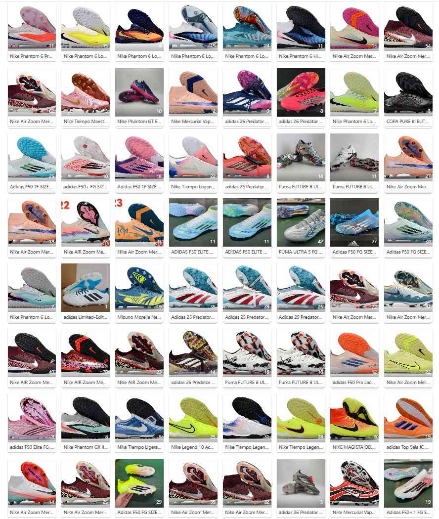 🔥
✅⚽ ------China Factory------⚽ 
✅Professional Soccer Football shoes wholesale fútbol
✅ Factory Direct - Best Prices 
✅ Nike/Adidas/Puma/JOMA/Support customization
✅ Low MOQ- 12Pair One Color
✅ 3000+ styles covering FG/TF/IC/SG soles
📩 Contact Now for Catalog & Quotes!
📱 WeChat/WhatsApp：https://linktr.ee/goodfootball
#NikeTiempo #NikeMercurial #AdidasPredator #AdidasXF50 #AdidasCopa #NIKET90 #PumaFootball #Football #guayoscali #KramponAşkı #GuayosNike #guayos #รองเท้าฟุตบอล #รองเท้าฟุตบอล #футбольніворота #футбол #футболки #adidasfutbol #fútbol #Footballshoes #Footballboots #Soccercleats #Botasdefútbol #Chaussuresdefootball #Fußballschuhe #Scarpedacalcio #Chuteiras #SoccerBoots #أحذية_كرة_القدم #نايك

Botas de fútbol⚽ Tacos⚽ Botines Chuteiras⚽ Astro Turfs⚽ Football Boots⚽ Scarpe da calcio⚽ Tacchetti⚽ Chaussures de football⚽ Crampons⚽ Fußballschuhe⚽ Stollenschuhe⚽ سبايك⚽ Футбольные бутсы⚽ أحذية كرة القدم⚽ Шиповки⚽ Viatu vya mpira wa miguu⚽ Boots⚽ Chuteiras⚽ Fußballschuhe⚽ Botas de fútbol⚽ Scarpe da calcio / Tacchetti⚽ Футбольные бутсы Futbol'nye butsy⚽ Fotbalové kopačky⚽ Futbol ayakkabısı⚽ Chuteiras⚽ Botines de fútbol⚽ Tacos / Botines⚽ Zapatillas de fútbol⚽ Tacos Botas de fútbol⚽ ⚽ نايك ميركوريال ⚽ Botines⚽ Tacos⚽ Giày đá bóng⚽ Sepatu sepak bola⚽ Kasut bola⚽ Sapatos ng football⚽أحذية كرة القدم ⚽ Sokker skoene⚽ جزمة كورة ⚽ Viatu vya mpira wa miguu ⚽ أحذية كرة القدم ⚽ Chaussures de football⚽ کفش فوتبال⚽ Kafsh-e football⚽ รองเท้าฟุตบอล ⚽ Viatu vya mpira ⚽سبايك ⚽ KramponAşkı ⚽Futbol ayakkabısı⚽ Krampon⚽ Mercurial⚽ أَحْذِيَة⚽ Predator ⚽بوما فيوتشر ⚽ Tacos⚽ القدم⚽ Aḥdhiyat kurat⚽ أَحْذِيَة كُرَة القَدَم⚽ giày_đá_bóng⚽ ⚽Giaybongda⚽ ChinaFactory ⚽ ฟุตบอล รองเท้า ⚽


**إذا كنت صاحب هذا الإعلان وتريد حذفه لأي سبب، رجاءا أرسل رسالة إلى الدعم الفني**