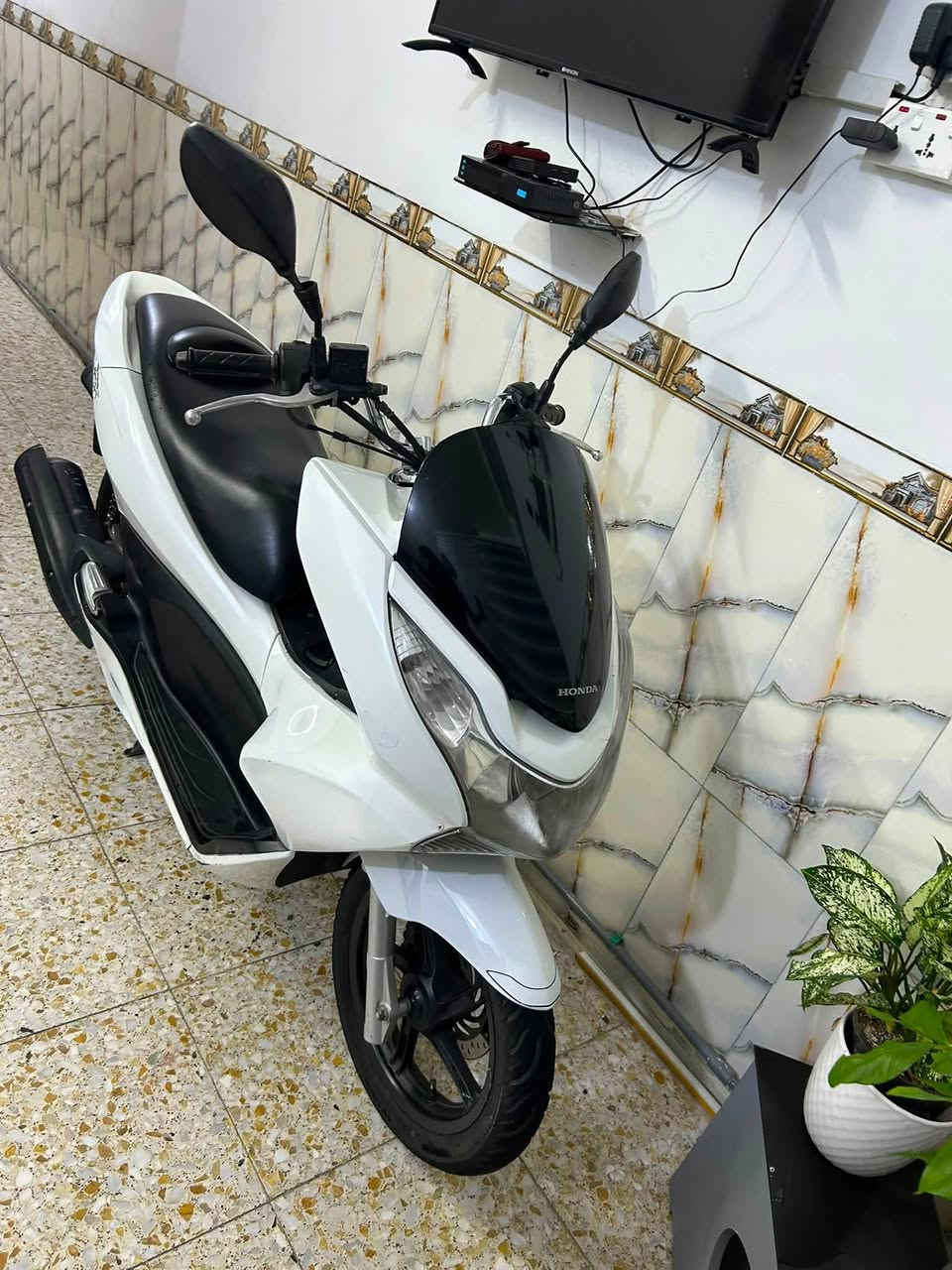 سلام عليكم PCX جيل اول ياباني ✅ تايرات زوج جدد ✅ دبلات خلفيه جدد✅ قاعده كامله هيه وفيت بمً جدد ✅ الله شاهد بانزين محسن ادير ودهن موتل ✅ مي راديتر جديد ✅ كهربائيات كله شغاله كيلو متر ✅ مكينه اكفله الك ممفتوحه ✅  فقط بيه ملاحضات بلكفرات شويه وانته شوفت عينك سعره 1.300 وبيه مجال مكاني بغداد الشعب الثعالبه هًـ/***********
