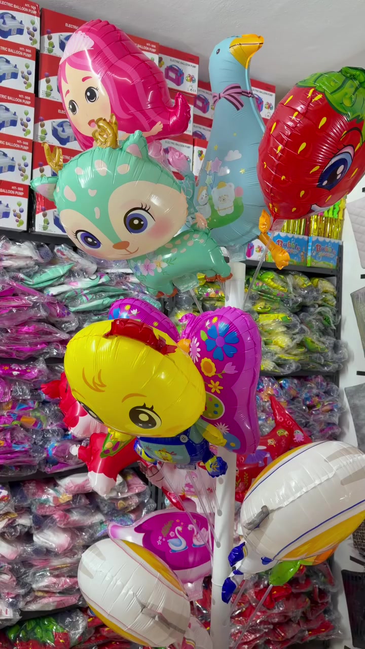 بالونات اطفال   
بها قصبه تمسك باليد 
إشكالات كارتونية  جميله جدا 
عدنا ستاند  بلاستيكى  و  ماطور هواء 
*********** واتساب 
خدمة توصيل متوفره ل كافة المحافظات العراق 🚚
