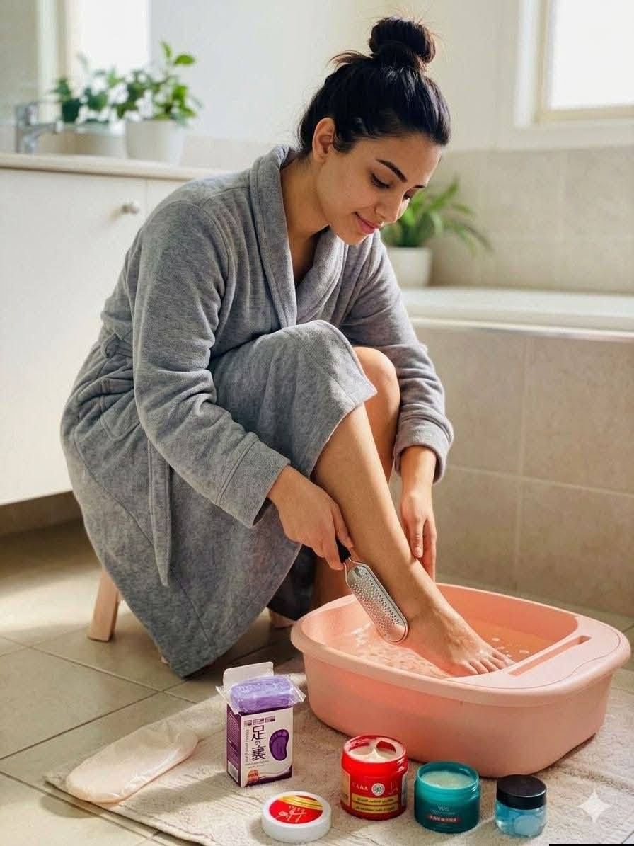 للاستفسار والحجز واتساب ***********
🌸العرض للقدمين🌸

مجموعة عناية بالاقدام 
نظافة+ راحه نفسيه 
تعالي حبيبتي تشتكين من الجلد الميت وجفاف الأقدام مجموعة متكاملة كل ما تحتاجينه
