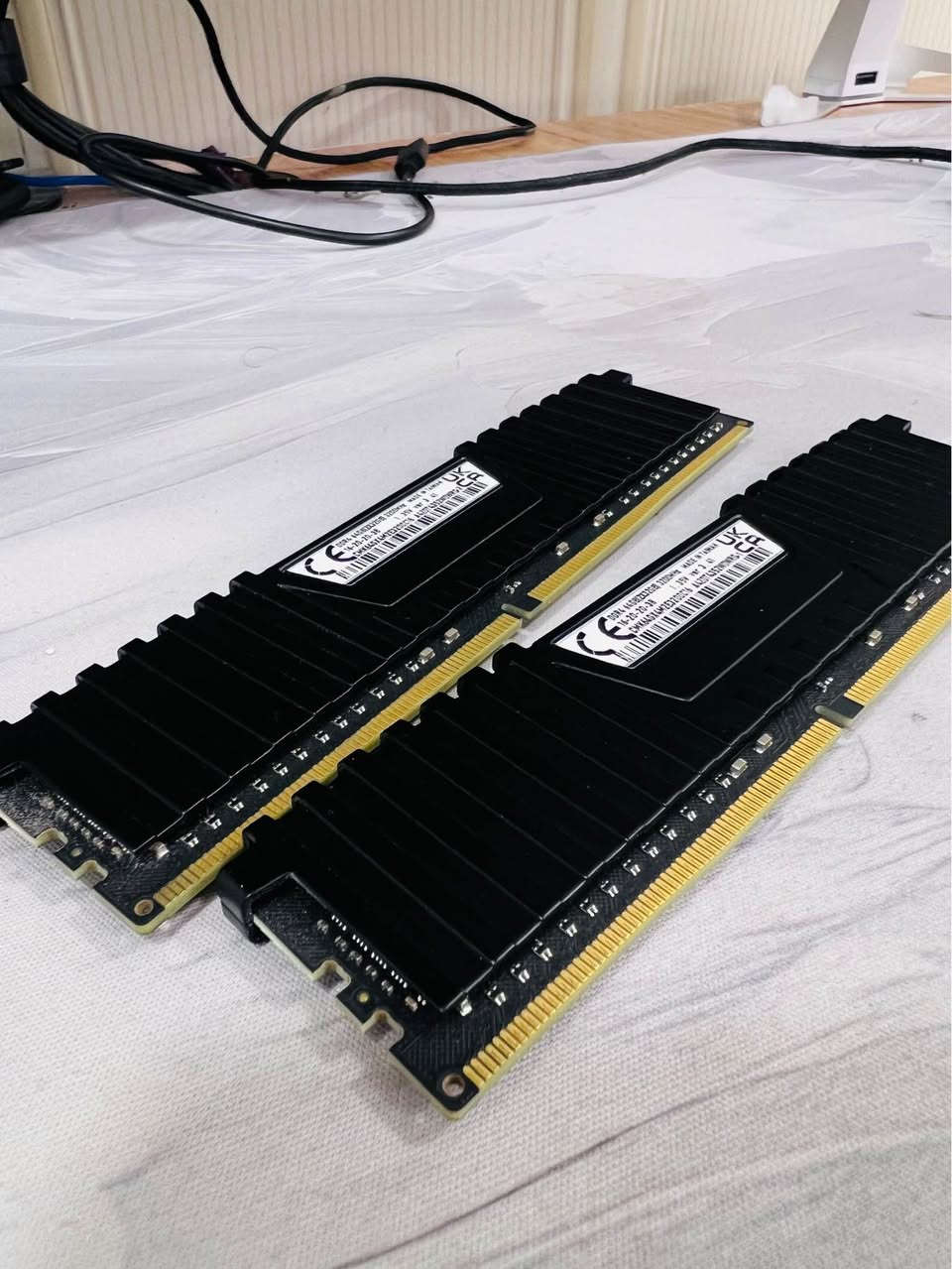 رامات 64 كيكا 
Ddr4 3200Mhz
مكاني النجف 
يوجد توصيل 
***********
السعر 500 الف النجف, العراق
