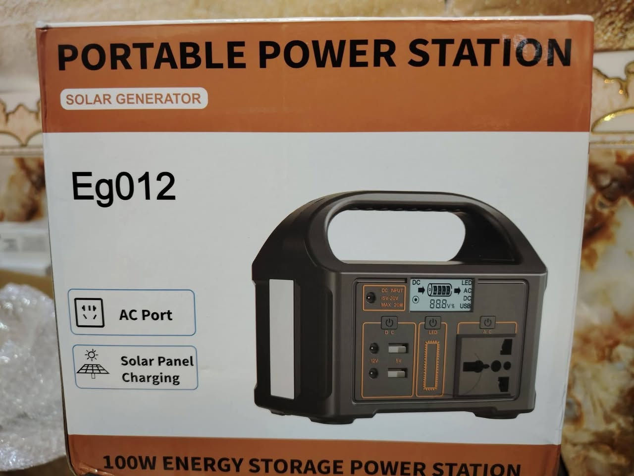 باور يخرجلك كهرباء  100 واط
وتكدر تشحن علي 
يشغلك بلازمه تقريبا ساعه كامله 
وبي لايت لد ايضا 
وبي هواي شغلات حلوه 
يفيد بل سفرات وعند انقطاع الكهرباء 

الي مهتم بهيج شي يراسلني


**إذا كنت صاحب هذا الإعلان وتريد حذفه لأي سبب، رجاءا أرسل رسالة إلى الدعم الفني**