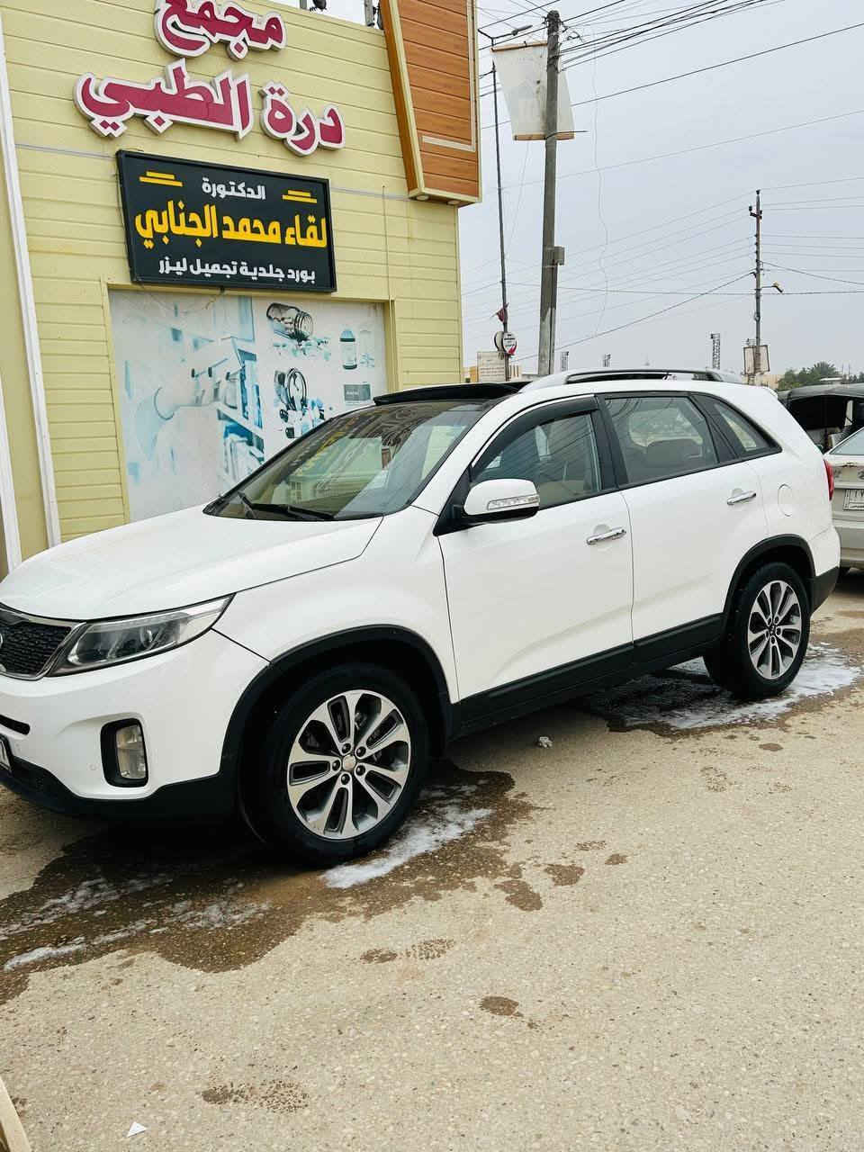 السلام عليكم كيا سورنتو خليجي كويتي للبيع موديل 2014 رقم بغداد دولي فول مواصفات مكينه 6سلندر 7راكب بنوراما بصمه شاشه كامره حساسات ويل كروم اشاير بلمري مري شفط كشنات جلد لسيارة فول واحد علا واحد بيها صبغ صفحه لسعر 143 لمكان بلقاسم ***********
