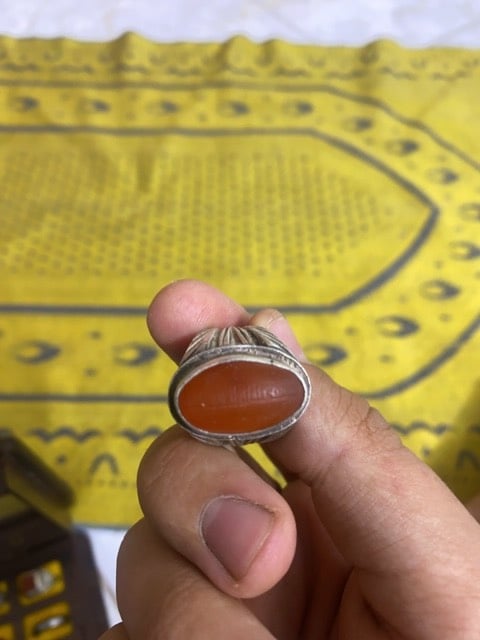 يماني مشمشي قديم منقوش طلسم قديم   ٢٥٠ الف