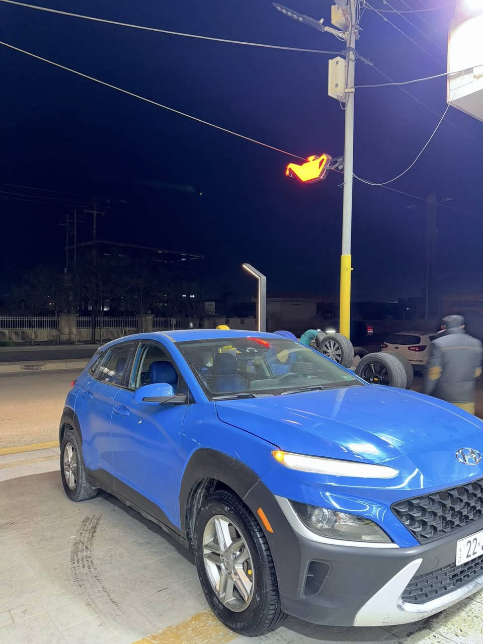 هيونداي كونا موديل 2022
 حادث جاملغ امامي فقط رقم اربيل 
سيارة 145 بيه مجال شي قليل  
هذا رقمي  ***********
